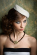 Portrait of pretty young woman