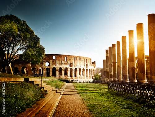 Photo: Colosseum in Rome, Italy Colosseum in Rome, Italy
