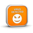 Virus Detected Sign