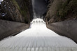 water cacades down Cleveland Dam in Vancouver, BC water cacades down Cleveland Dam in Vancouver, BC