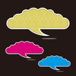 Retro label cover