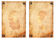 queen Nefertiti, Pharaoh papyrus queen Nefertiti, Pharaoh papyrus