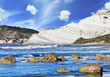 La Scala dei Turchi, Sicilia, Italia.