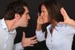 violent couple dispute
