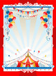 Bright circus frame