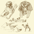 Vector: egypt - hand drawn collection egypt - hand drawn collection
