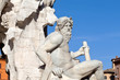 Detail Of Four Rivers Fountain - Navona Square, Rome