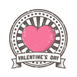Vektor: Grunge rubber stamp with heart, lettering Valentine's Day Grunge rubber stamp with heart, lettering Valentine's Day