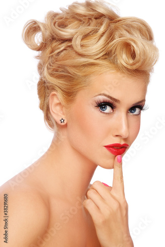 Photo: Thoughtful blonde Thoughtful blonde