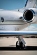 Foto: private airplane engine in airport private airplane engine in airport