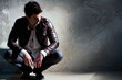 Photo: Young man thinking Young man thinking