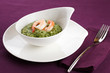 Foto: Risotto with greens and prawns Risotto with greens and prawns
