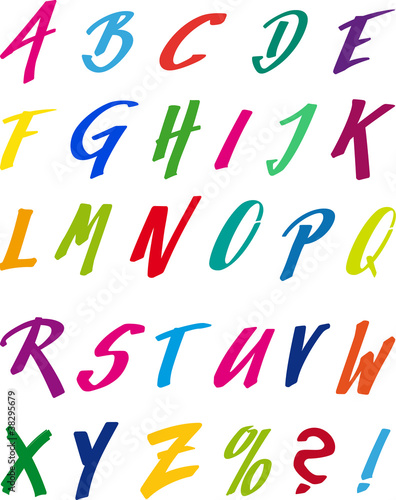 Vector: capitals_handdrawn capitals_handdrawn