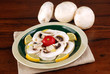 FUNGHI  CONDITI CON LIMONE ED OLIO TRE