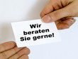 Foto: Wir beraten Sie gerne ! Wir beraten Sie gerne !