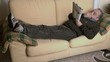 fall asleep reading in relax