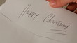 Happy Christmas - Envelope with message
