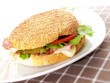 Photo: Sesame sandwich Sesame sandwich