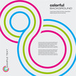 Abstract colorful background. Vector.