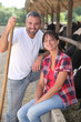 Portrait of a farmer and his wife