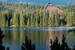 Boats in Strbske Pleso in High Tatras