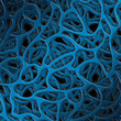 blauer Hintergrund organisch