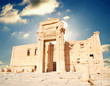 Ancient Roman time town in Palmyra, Syria.