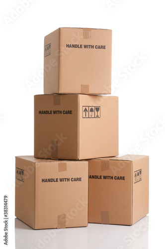 Photo: Stack of boxes Stack of boxes