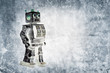 grunge toy robot