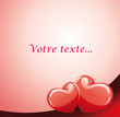 Carte message d'amour Saint Valentin Carte message d'amour Saint Valentin