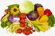 tomatoes, eggplants, vegetable marrows, pepper, onions, corn tomatoes, eggplants, vegetable marrows, pepper, onions, corn