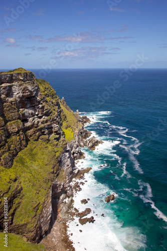 Photo: Cape Point, where the Indian Ocean Cape Point, where the Indian Ocean