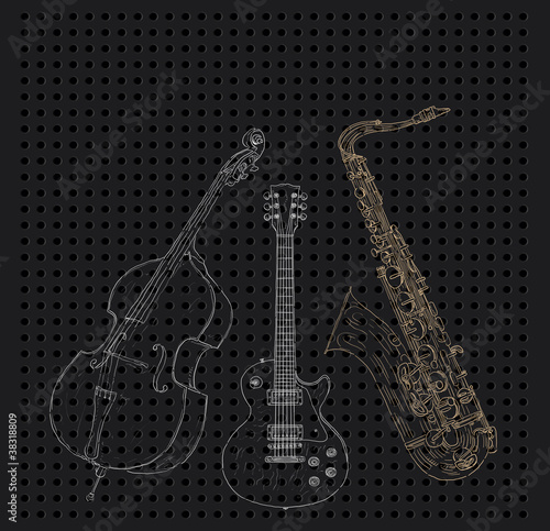 Illustration: Music instruments Music instruments