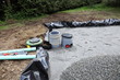 Photo: Installing Sand Filter Bed For Domestic Sewage Installing Sand Filter Bed For Domestic Sewage