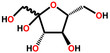 Fructose structural formula