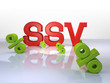 Sommerschlussverkauf SSV 3D Schriftzug Sommerschlussverkauf SSV 3D Schriftzug