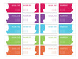 Business card - men and women face