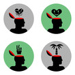 icons of head
