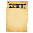 Plakat - GESUCHT