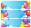 Banners with balloons 1