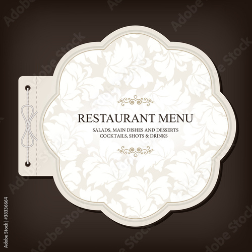Vector: Restaurant menu design Restaurant menu design