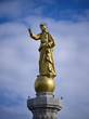 Italy, Sicily, Messina, the Madonna statue at the port entrance