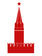 Moscow Kremlin Tower. Vector-Illustration