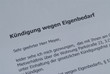 Kündigung wegen Eigenbedarf, Wohnung, Mietrecht, Miete