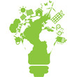 Vector: Clean electricity Clean electricity