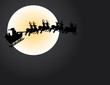 Santa and the Moon
