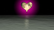 Heart Moon Over The Sea