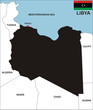 libya map