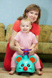 Happy mother with her baby Happy mother with her baby