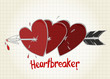 Three hearts and the arrow